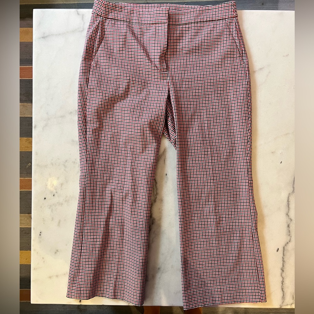 Jcrew Hayden kickout crop pant in bi-stretch cotton